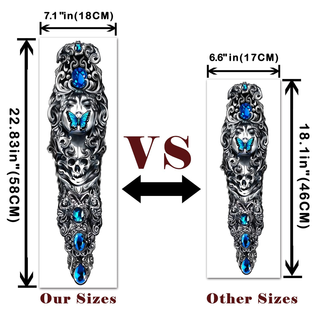 Yazhiji easy-apply temporary tattoos with quick, mess-free application.