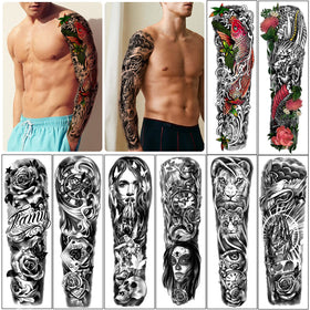 Yazhiji realistic sleeve look on skin for authentic vibes.