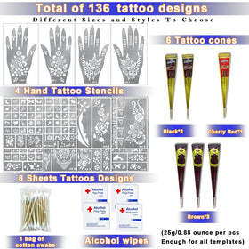 Yazhiji tattoo cones in black brown red offer vibrant color options for bold designs
