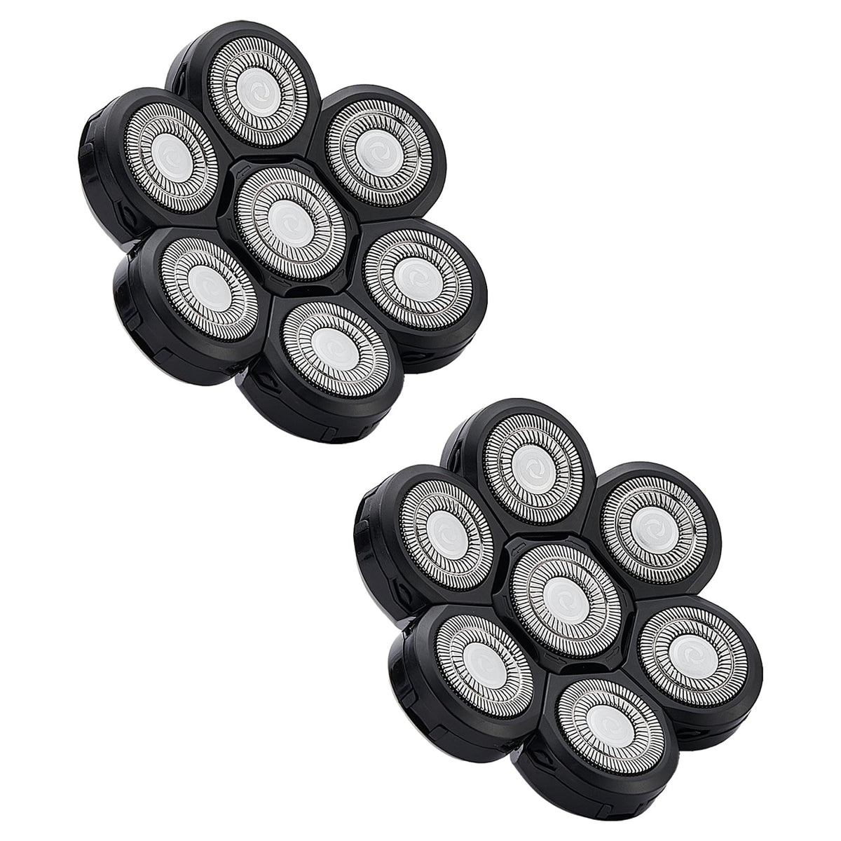 YAZIYIR 7D head shaver replacement heads for faster, closer shave.