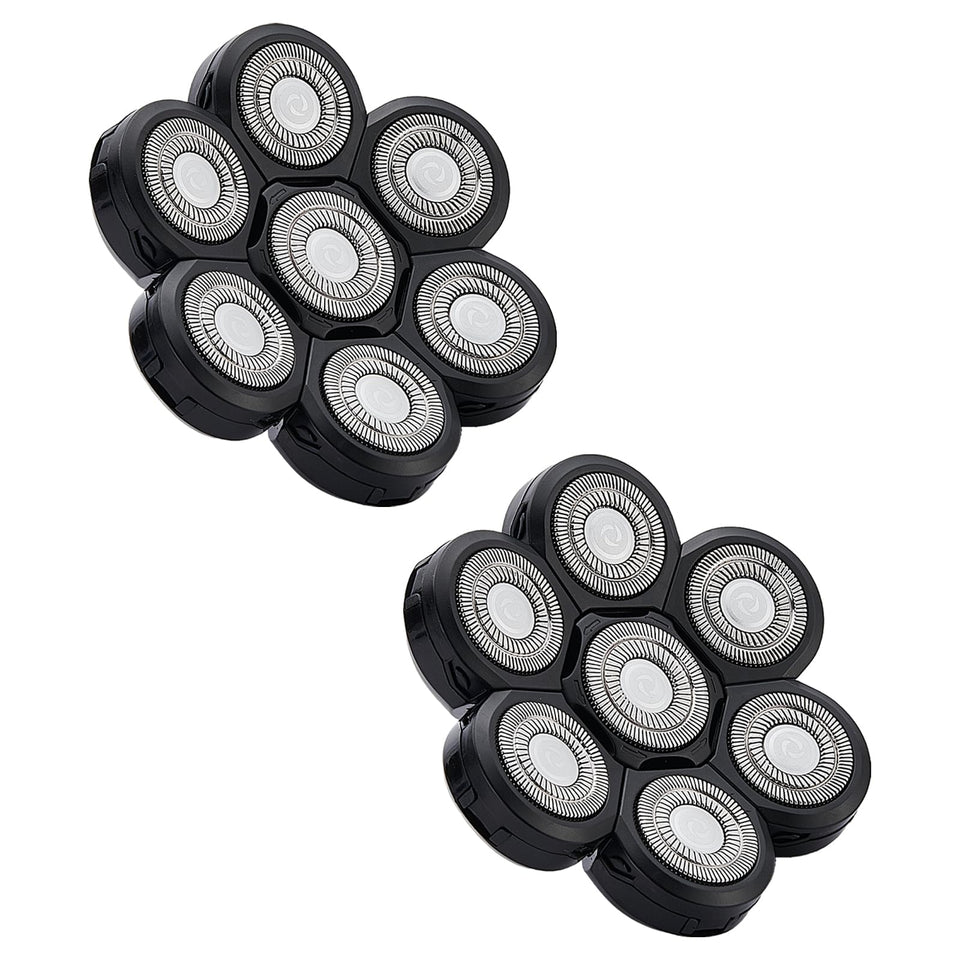 YAZIYIR 7D head shaver replacement heads for faster, closer shave.