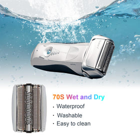 YAZIYIR compatible with Braun 7 Series foils for quick head changes.