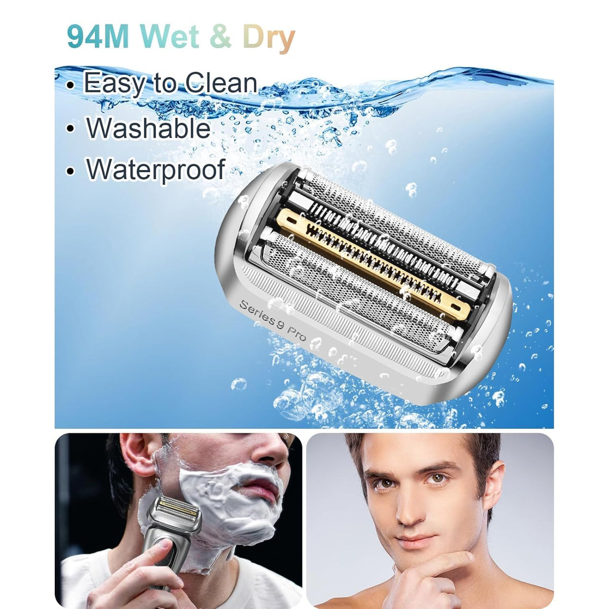 YAZIYIR replacement head for Braun 9 Series maintains high performance