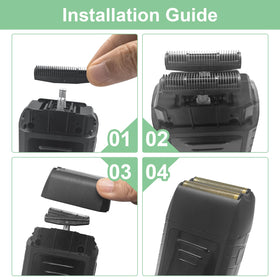 YAZIYIR compatible with Wahl 3022905 Vanish foils and cutters for easy replacement