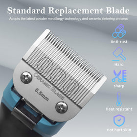 YAZIYIR detachable blades compatibility with Andis and Oster clippers for easy swaps