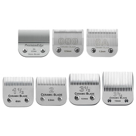 YAZIYIR detachable blades pack front view for versatile barbering across clipper sizes