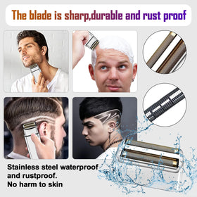 YAZIYIR skin-friendly foil head 2pack for comfortable, irritation-free use