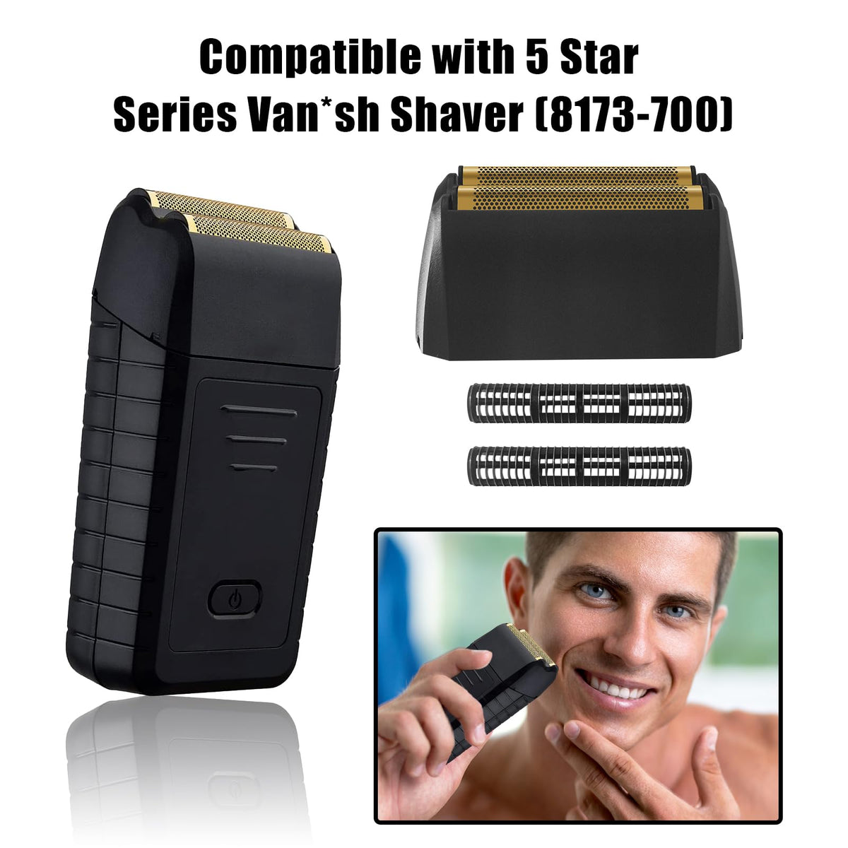 YAZIYIR Wahl Vanish cutter bar focuses on contour precision for neck and jaw.