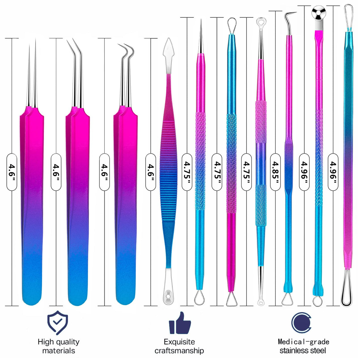 Ybaoo professional-grade acne removal tools offer salon-like results with careful use.