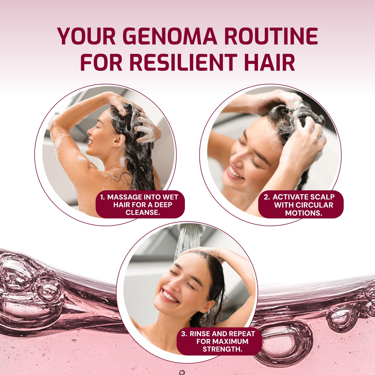 Preview of damaged hair fiber restoration with Ybera Genoma Pro-Geno