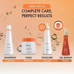 Ybera Paris Mirra Oil Repair product shown in warm light emphasizing lightweight feel