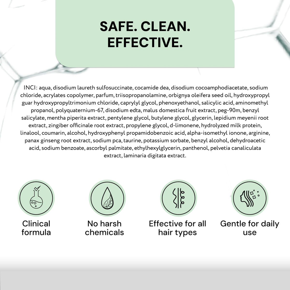 YBERA PARIS Vello packaging highlights clean, sulfate-free care
