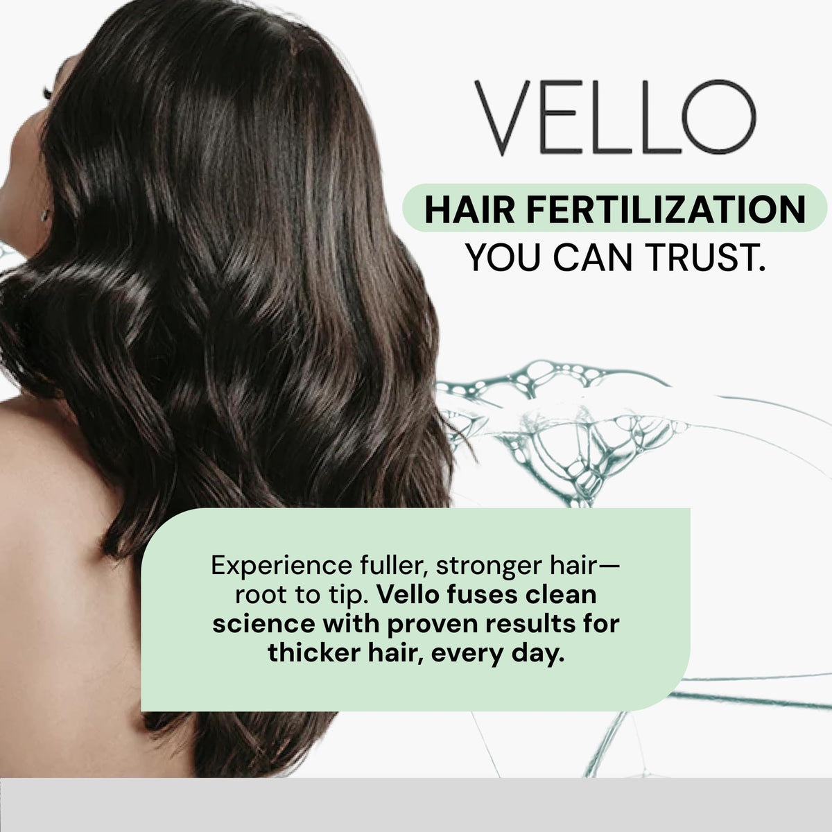 YBERA PARIS Vello rinse after use leaves scalp refreshed