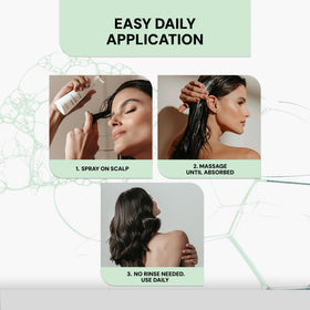 YBERA PARIS VELLO Serum woman-applying demonstrates daily routine fit.