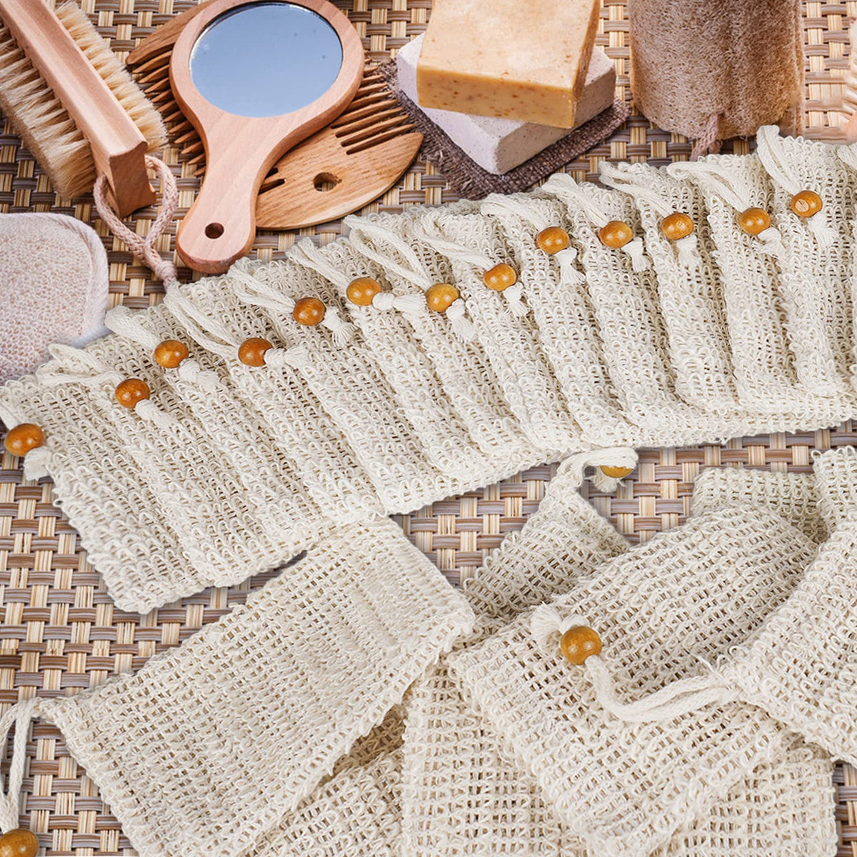 Ycolama eco packaging emphasizes plastic free shower solution.