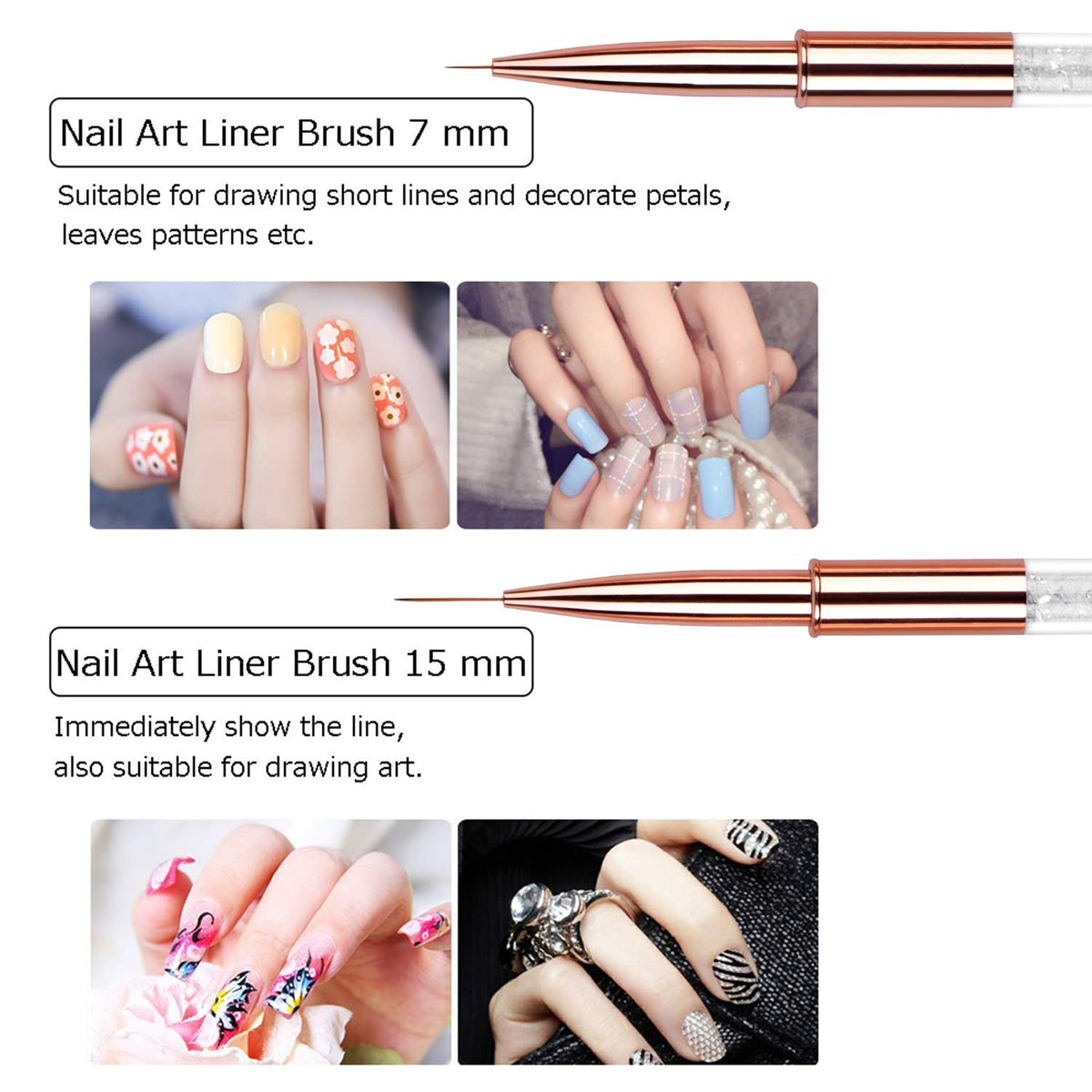 Ycyan oval gel brush designed for smooth gel application