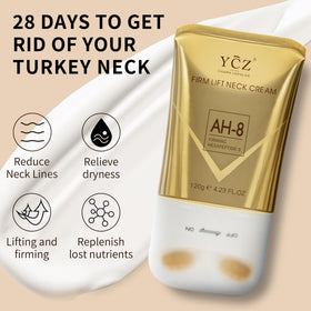 Ycz AH-8 cream texture closeup shows rich hydrating formula.