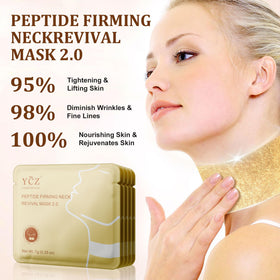 Ycz patches being placed on neck during routine