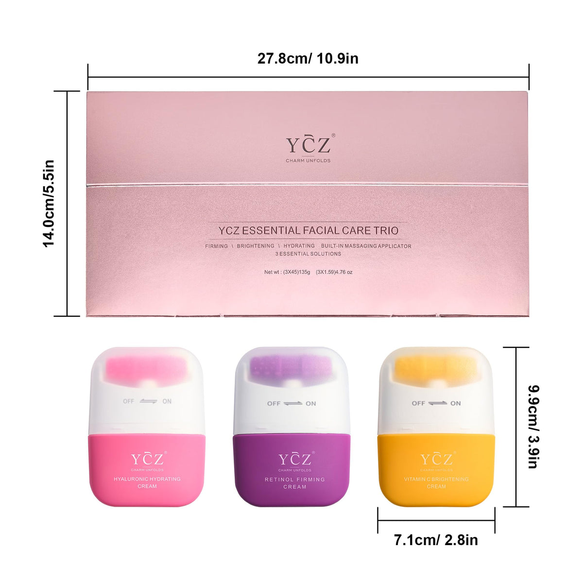 Ycz gift neck care set display suggests a thoughtful skincare gift