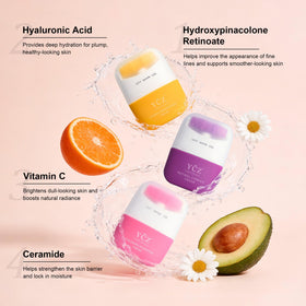 Ycz neck face moisturizer tube packaging highlights daily hydration for sensitive skin
