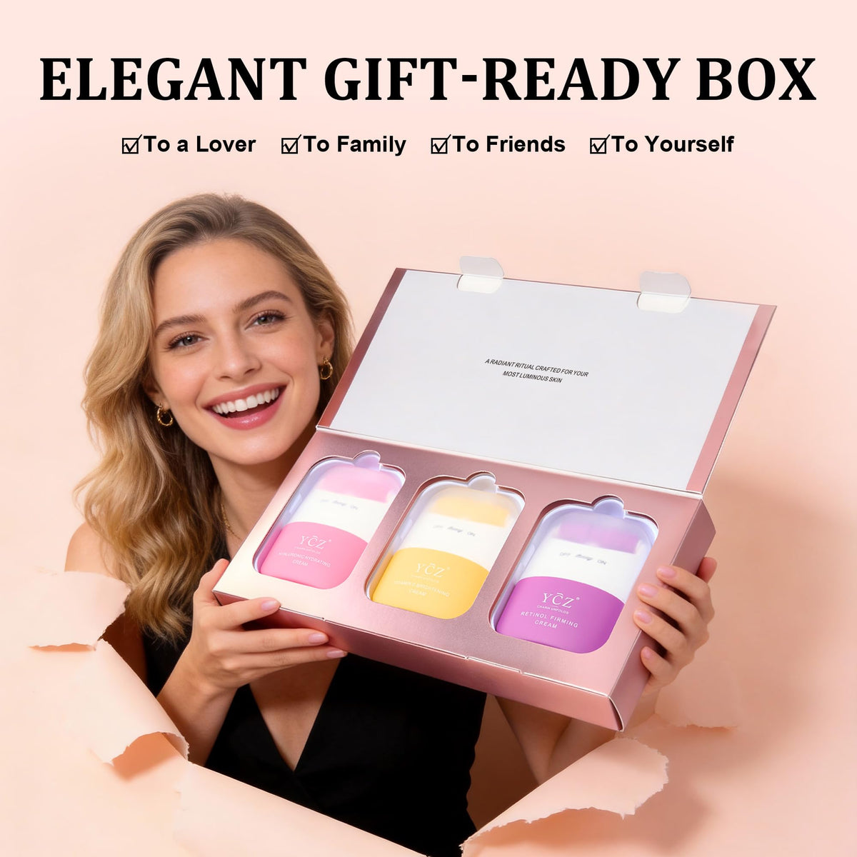 Ycz travel friendly neck care set box highlights convenience