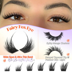 YDAGKH Spiky Manga Lashes: bold texture with dramatic, anime-inspired spikes.