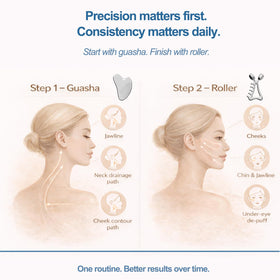 Yeamon face massager edge offers scalp massage and even pressure across facial zones.