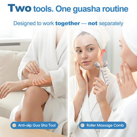 Yeamon face roller with V-angle design targets jawline and cheeks for lift.
