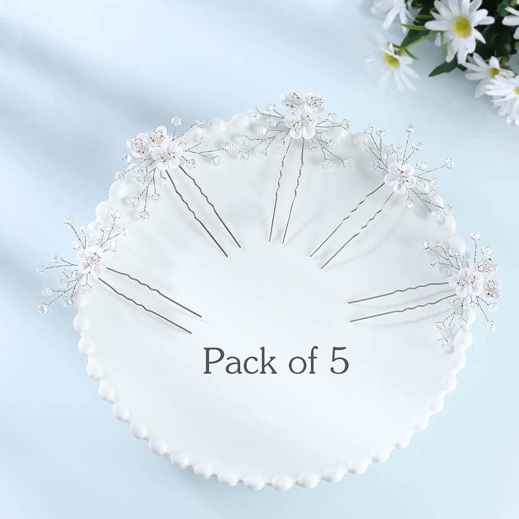 Yean Baby Breaths pearl detail hair pin adds elegance