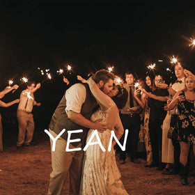 Yean braided crystal pattern enhances vintage-inspired wedding updos.