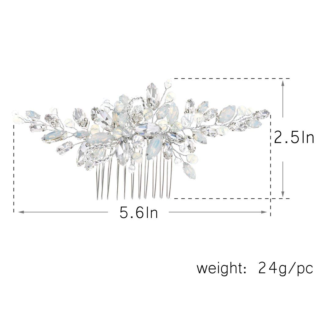 Yean glass bead loops add soft sparkle to the hairstyle.