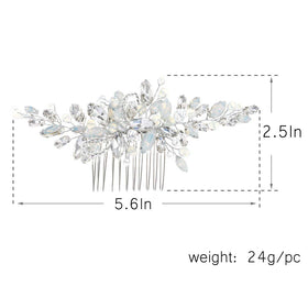 Yean glass bead loops add soft sparkle to the hairstyle.