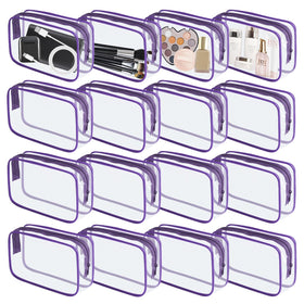 YedsIntu clear makeup bag set for travel offering quick visibility and easy access.