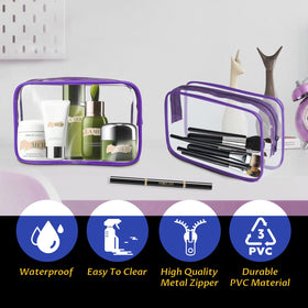YedsIntu clear PVC material shows contents at a glance.