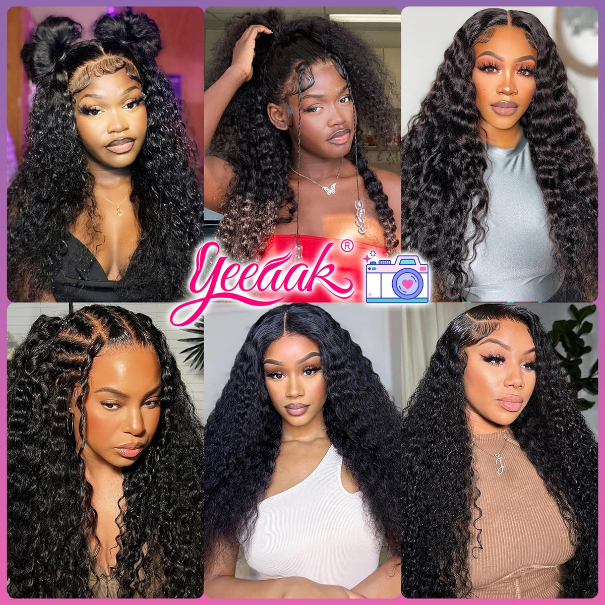 Yeeaak wig for travel or events with versatile styling.