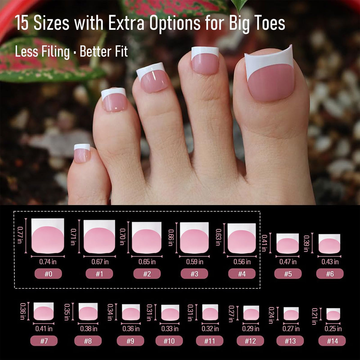 YeeLam durable-structure toenails resist cracking during daily wear.