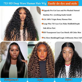Yeelice Hair 7x5 lace closure cap provides secure fit