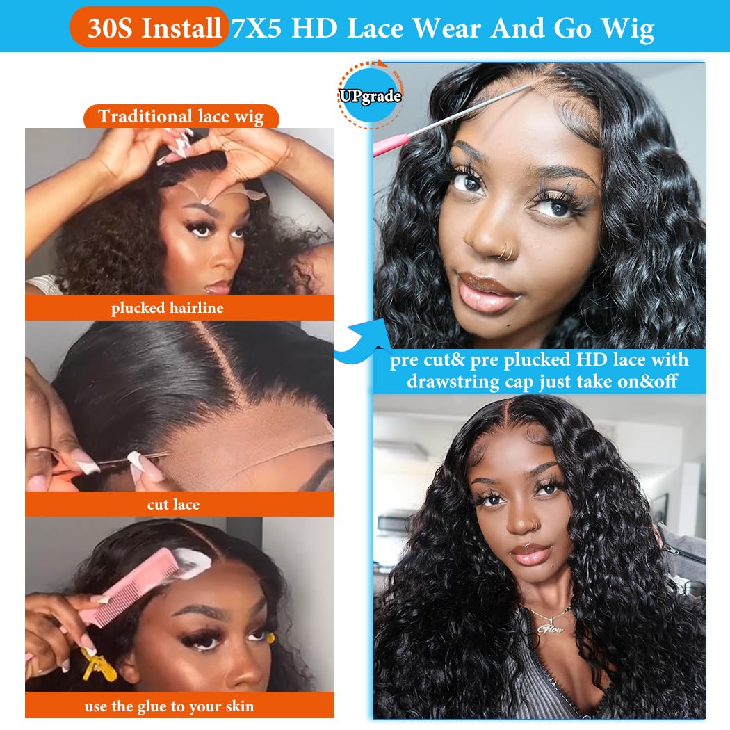 Yeelice Hair glueless lace-tape attachment for easy on-the-go wear
