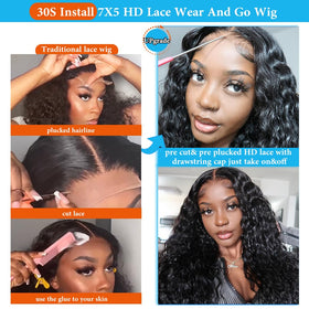 Yeelice Hair glueless lace-tape attachment for easy on-the-go wear