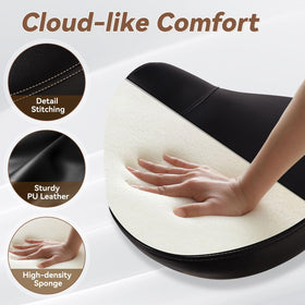 YEEZEE saddle stool wheels in action illustrate smooth, quiet rolling across floors.