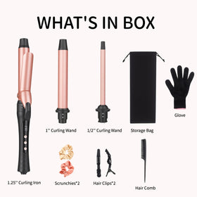 Accessories and storage pouch included with YEGUBEGU set organized