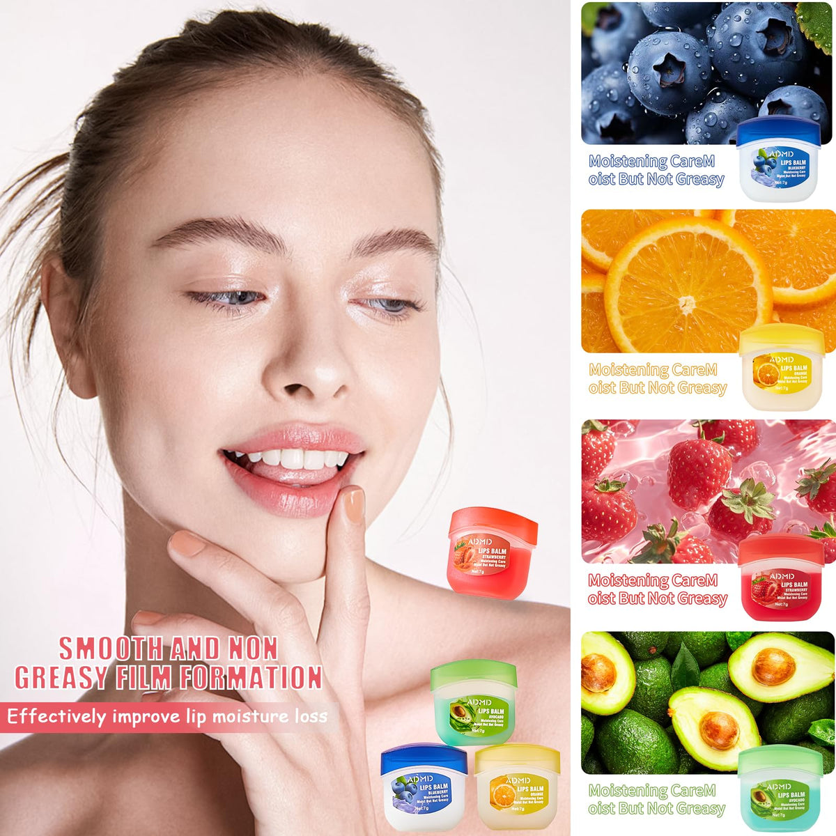 Yehenarn lipmoisturizing set lemon fragrance packaging for refreshing lip care on the go