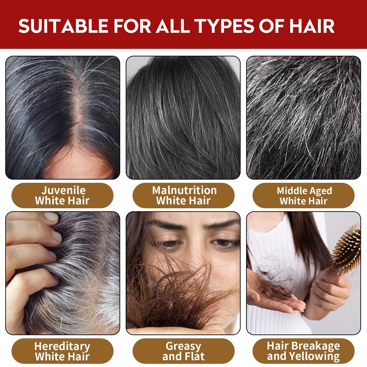 YeyiLidu herbal hair spray mist to tame frizz and boost manageability.