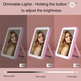 YEKKOPT foldable portable dressing-room mirror for small spaces
