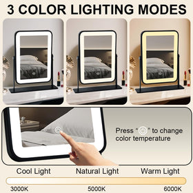 YEKKOPT dimmable brightness adapts to soft mornings or bright evenings for versatility.