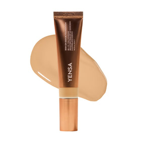 YENSA BC Foundation bottle with cap for controlled, seamless application.