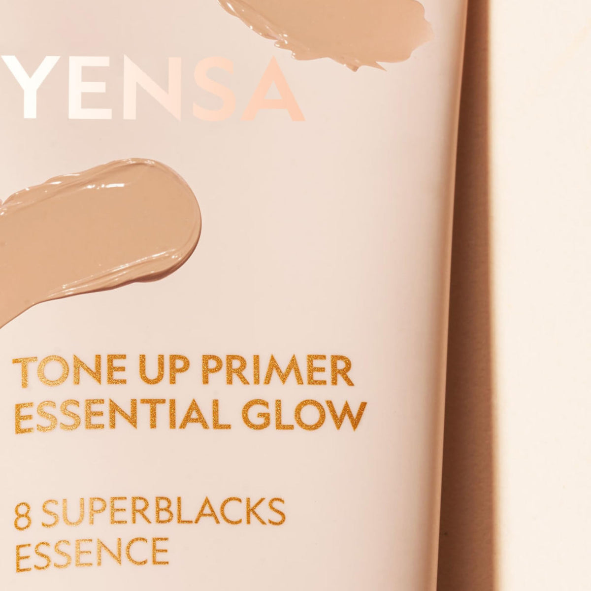 Application on clean skin demonstrates smooth prep with YENSA primer