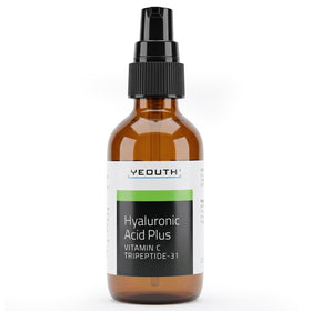 YEOUTH Hyaluronic Acid Serum bottle front view highlighting hydration boost.