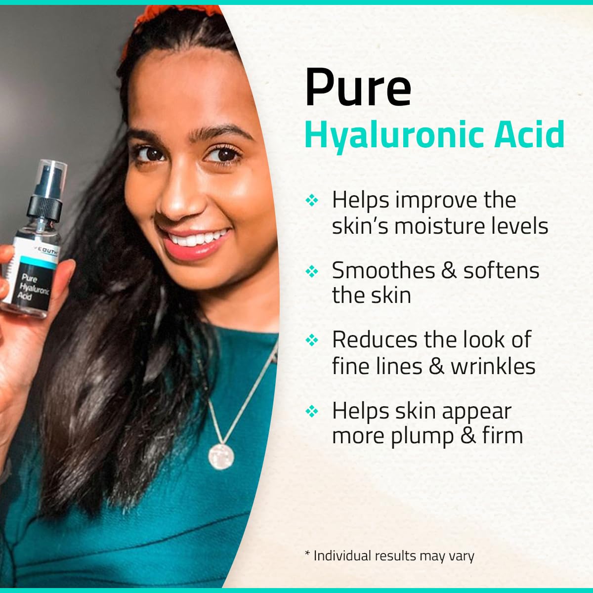 YEOUTH paraben-free ingredients label signals clean skincare.