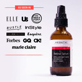YEOUTH retinol serum close-up texture suggesting smoother, more radiant skin